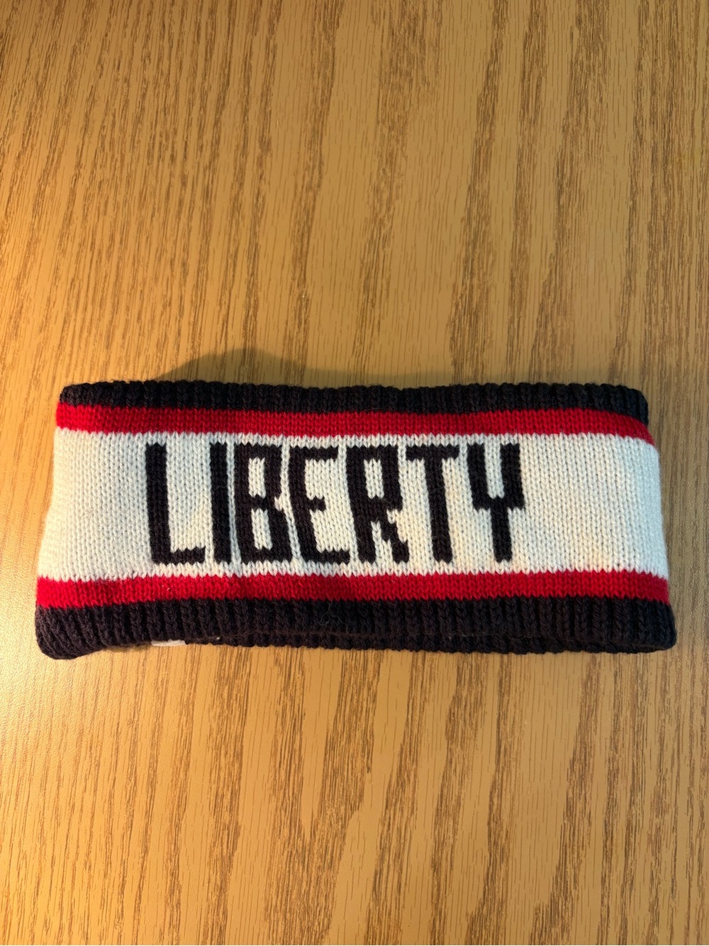 liberty Knit Headband - Red, White, Navy Stripe